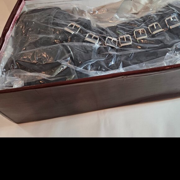 SOLD ON DEPOP Black Platform Buckle Boots Demonia Wide calf - Picture 7 of 7